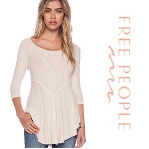 Free People Sheer Bohemian Layering Tee